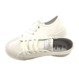 Lee Cooper LCW-23-31-1780L Scarpe da ginnastica con fondo spesso, bianche bianca 5