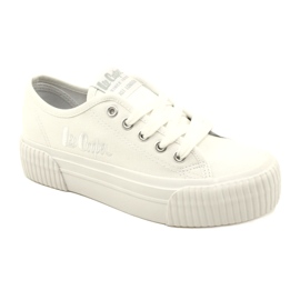 Lee Cooper LCW-23-31-1780L Scarpe da ginnastica con fondo spesso, bianche bianco 1