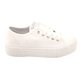 Lee Cooper LCW-23-31-1780L Scarpe da ginnastica con fondo spesso, bianche bianca 6