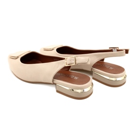 M.Daszyński Décolleté beige da donna Daszyński SA201-9 4