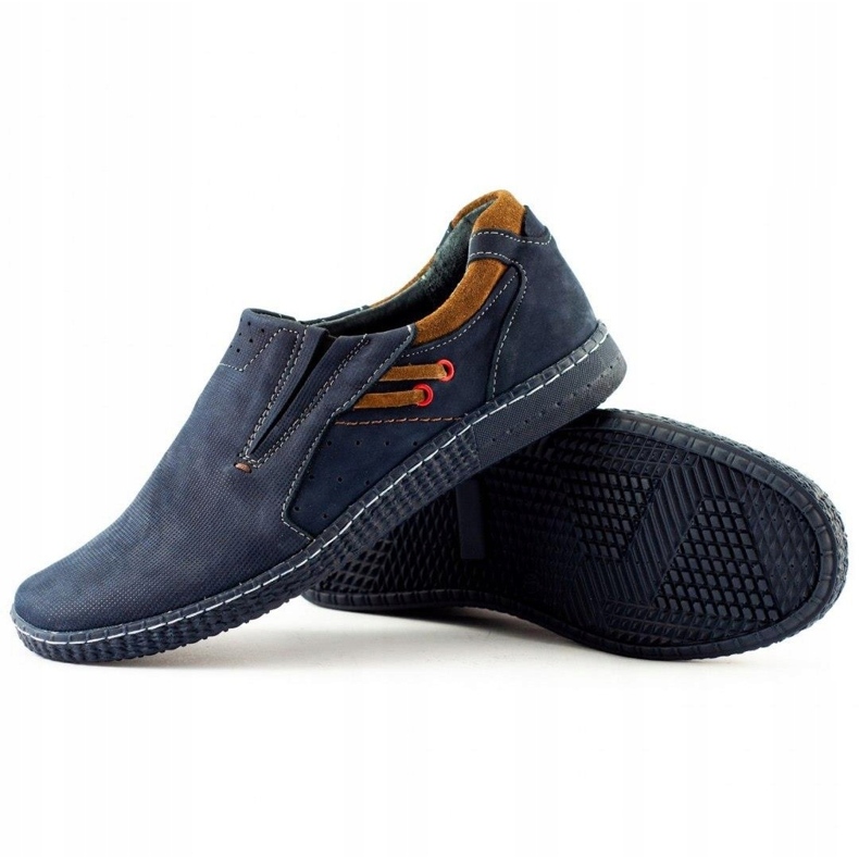 KOMODO Mocassini da uomo 862L blu navy 3