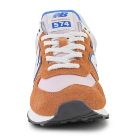 Scarpe New Balance WL574QB arancia 1