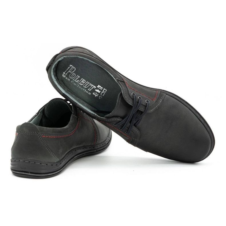 Polbut Scarpe in pelle per uomo 343 grigio 3