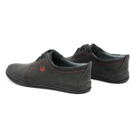 Polbut Scarpe in pelle per uomo 343 grigio 4
