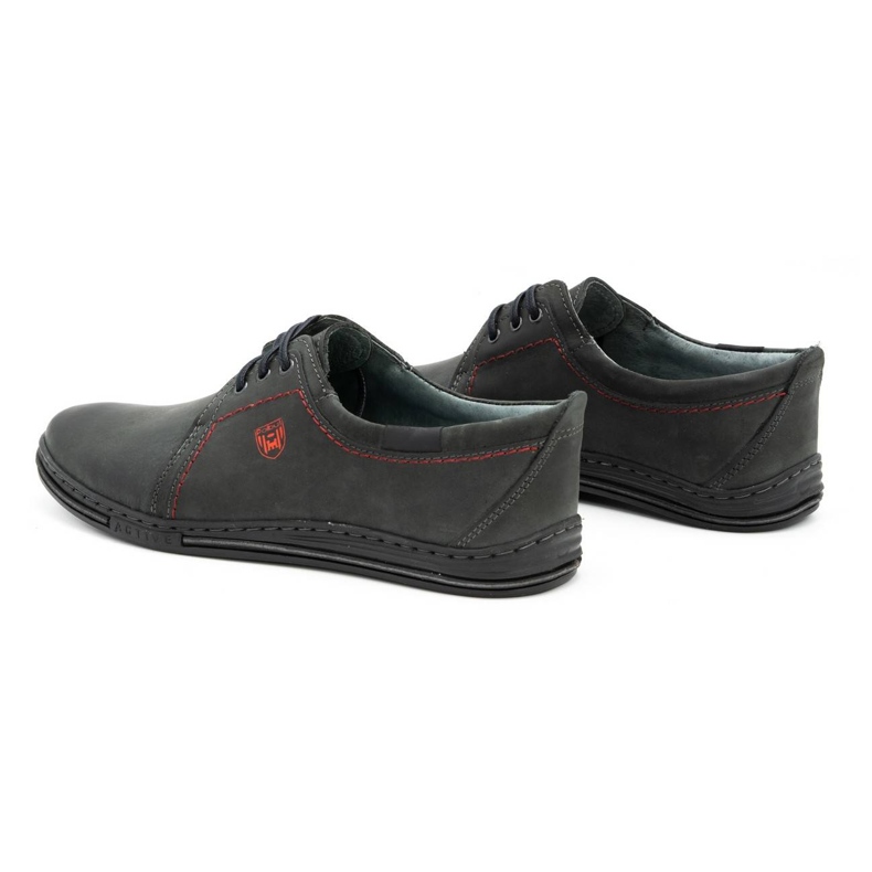 Polbut Scarpe in pelle per uomo 343 grigio 4