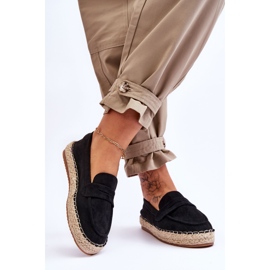 Espadrillas scamosciate da donna nere Keyla nero 2