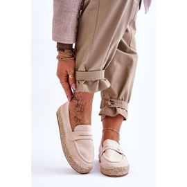 FI1 Espadrillas Scamosciate Donna Beige Chiaro Keyla 1