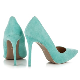 Vices Tacchi in pelle scamosciata blu 1