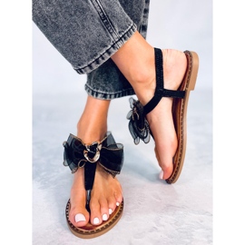 Seastar Farina Infradito con fiocco nero 1