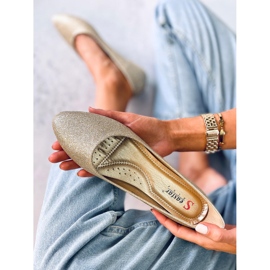 Seastar Ballerine Chiesa glitter oro d'oro 1