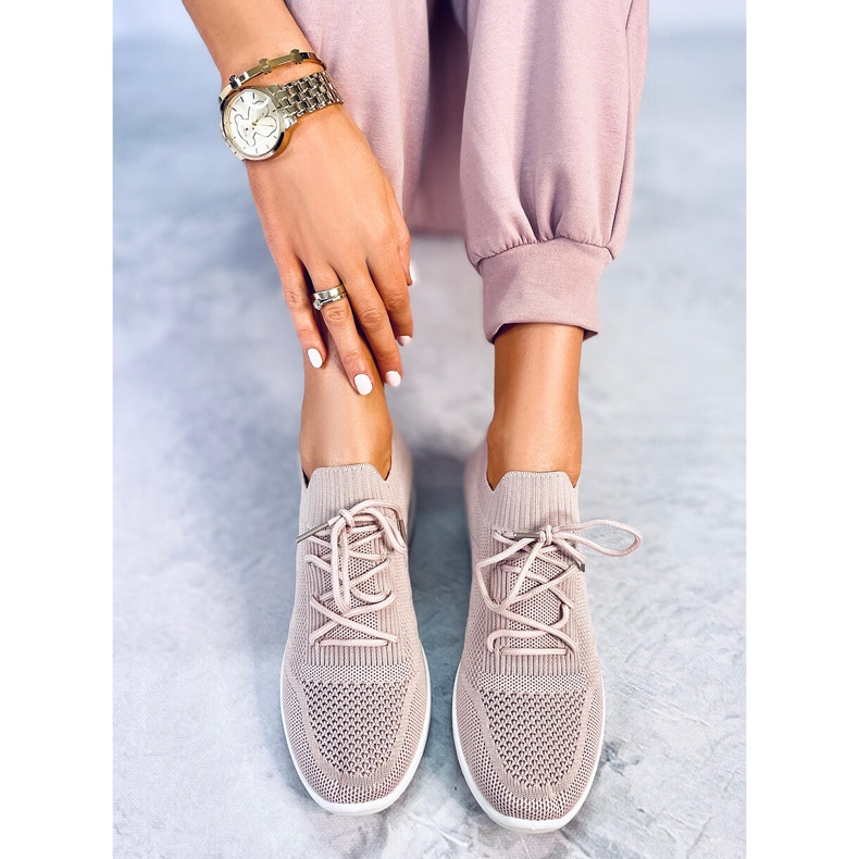 PA1 Scarpe da ginnastica con zeppa nascosta rosa Croft 1