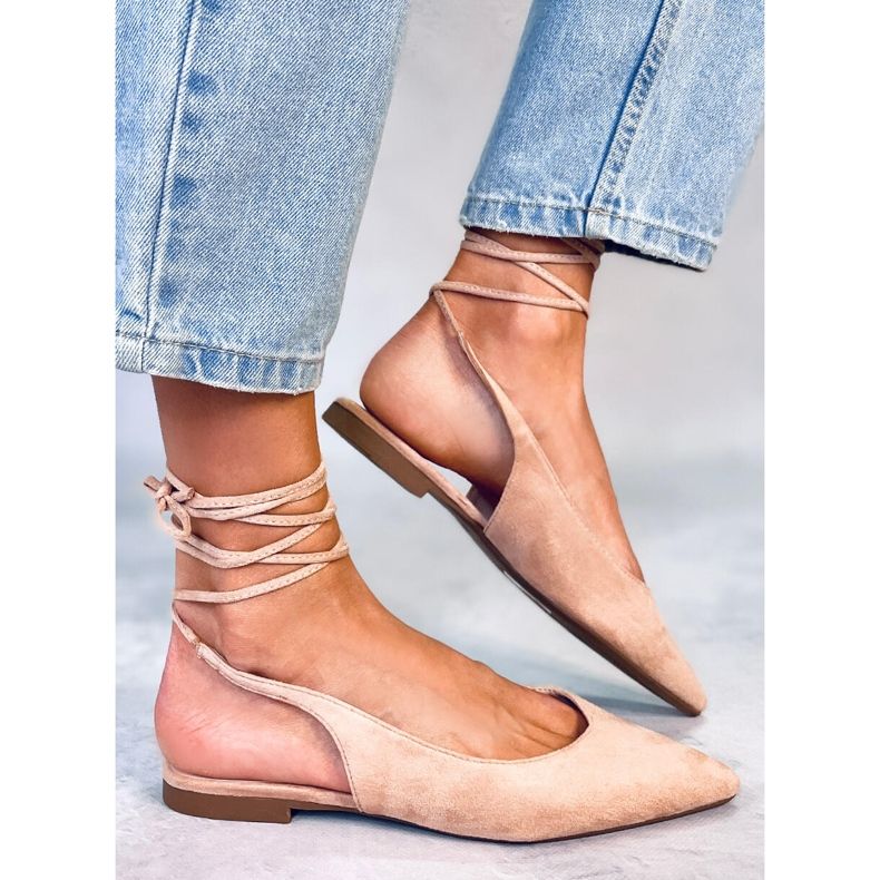 PA1 Ballerine slingback nude Dentoni beige 2