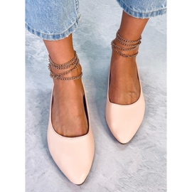 PA1 Junri Ballerine con catena Nude rosa 2
