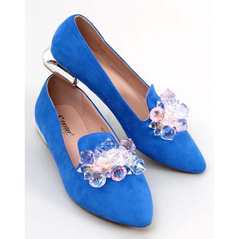PA1 Mocassini Lords con pietre Falconi Royal Blue 2