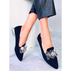 PA1 Mocassini Lords con pietre Falconi Black nero 1