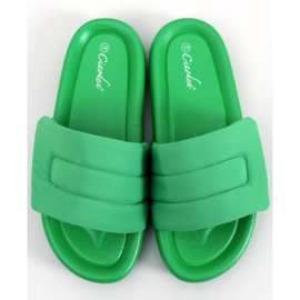 PA1 Ciabatte Cueto in nylon verde 1