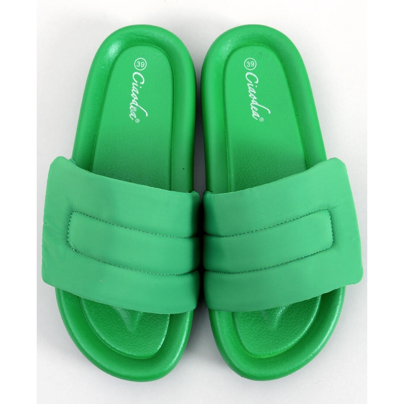 PA1 Ciabatte Cueto in nylon verde 1