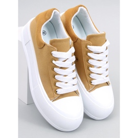 Sneaker Takao Ginger con suola spessa giallo 1