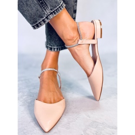 PA1 Ballerine con tacco aperto Durie Nude beige 1