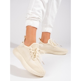 Sneakers Shelovet da donna beige 1