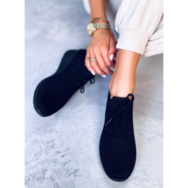 PA1 Paquet Sneakers nere con zeppa nero 1