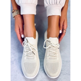 PA1 Sneaker Paquet beige con zeppa 1