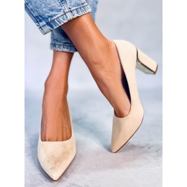 PA1 Lucrezia Décolleté tacco beige 1