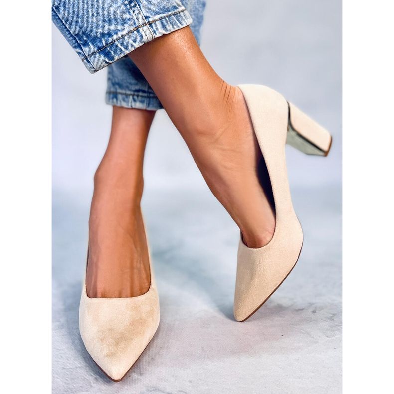 PA1 Lucrezia Décolleté tacco beige 1
