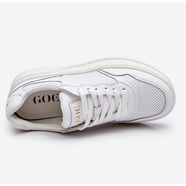 Scarpe Sportive Comode da Donna GOE LL2N4054 Bianche-Beige bianco 1