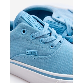 Sneakers con piattaforma in tessuto Big Star LL274146 Azzurro blu 1