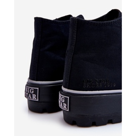Sneakers alte con plateau in tessuto Big Star LL274155 Nere nero 1