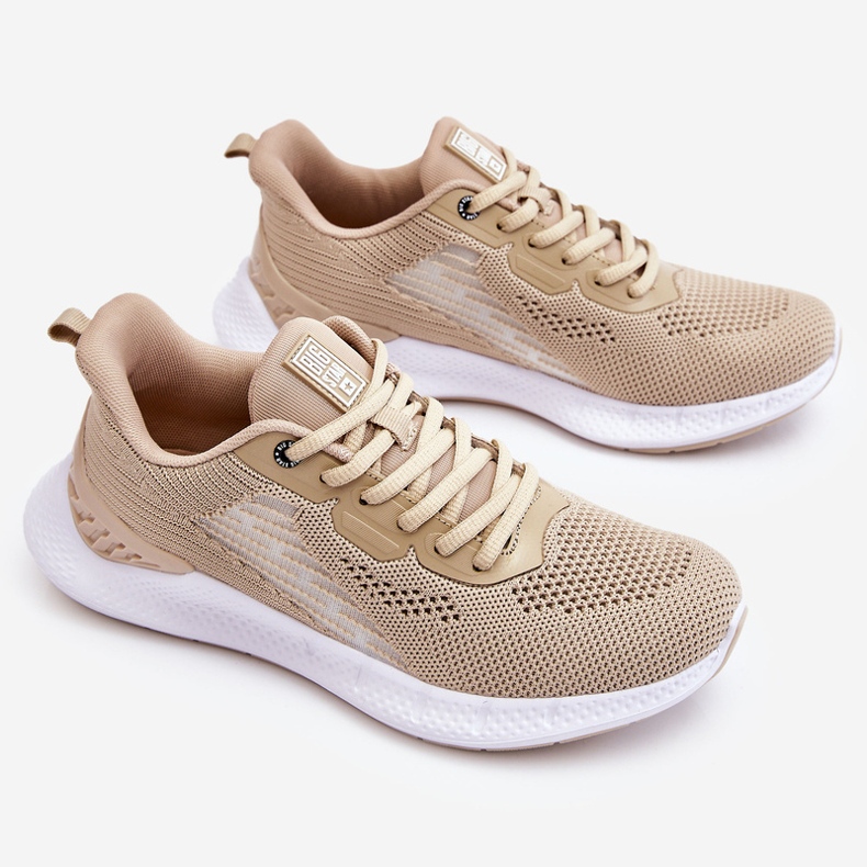 Scarpe Sportive Leggere Da Donna Sistema Memory Foam Big Star LL274294 Beige 1