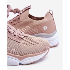 Scarpe sportive senza lacci da donna Sistema Memory Foam Big Star LL274A141 Nude rosa 2