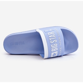 Pantofole Big Star Light da donna LL274734 Azzurro blu 2