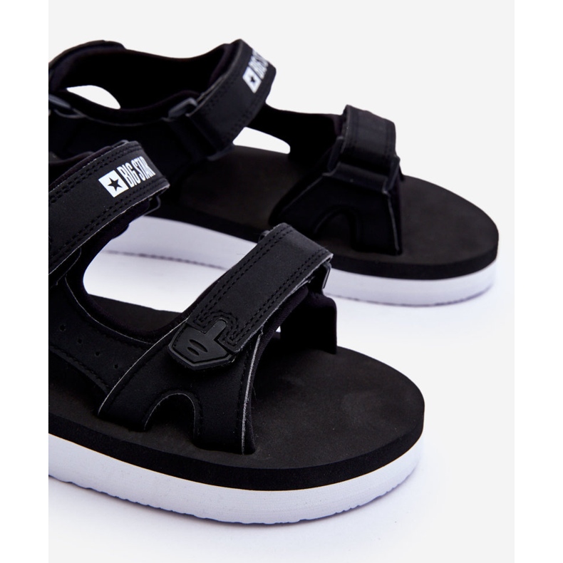 Sandali con plateau sportivi da donna Big Star LL274789 neri nero 2