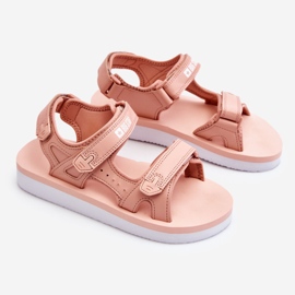 Sandali con plateau sportivi da donna Big Star LL274788 Rosa 1