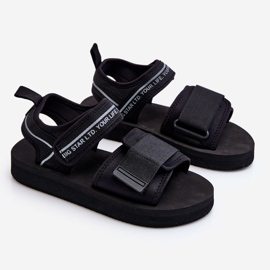 Sandali Velcro Donna Big Star LL274784 Neri nero 1