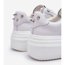 Scarpe sportive classiche da donna GOE LL2N4060 bianche bianco 2
