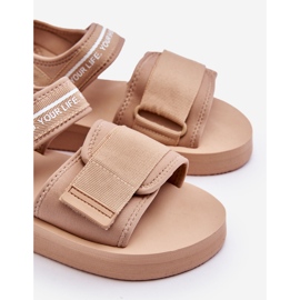 Sandali Velcro Donna Big Star LL274787 Beige 1
