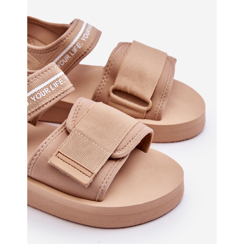 Sandali Velcro Donna Big Star LL274787 Beige 1