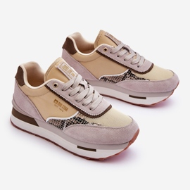 Sneakers alla moda Memory Foam System Big Star LL274364 Beige 1