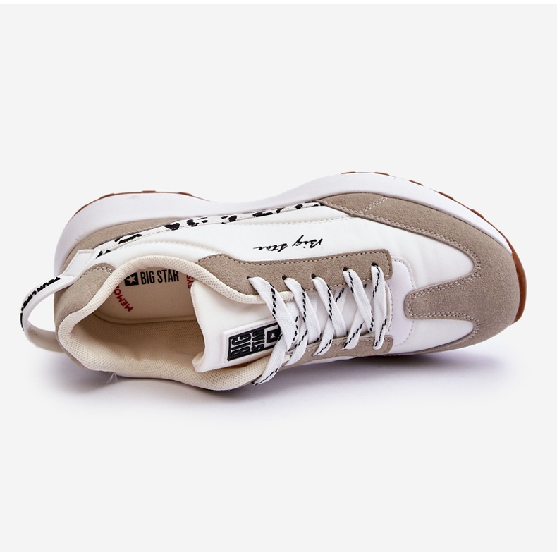 Sneakers da donna Memory Foam System Big Star LL274957 Bianche bianco 1