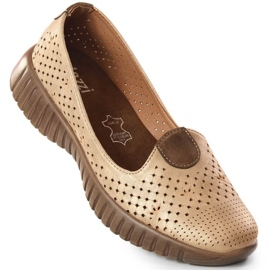 Scarpe traforate Jezzi W JEZ395 beige 1