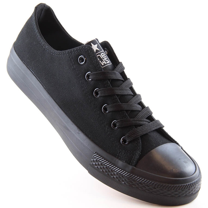 Sneakers basse da uomo, nere NEWS nero 1
