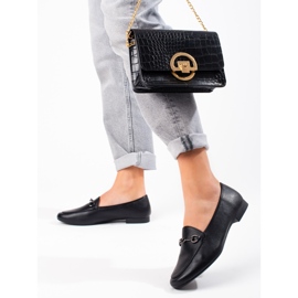 Mocassini neri da donna VINCEZA nero 1