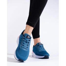 Scarpe sportive da donna in tessuto DK blu 1