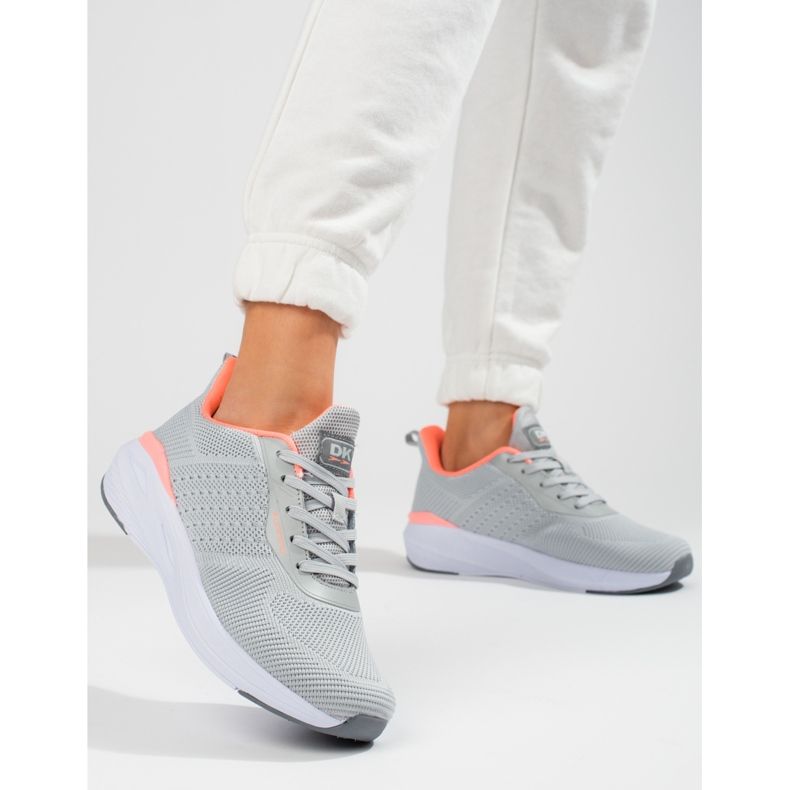 Scarpe da ginnastica grigie da donna DK grigio 2