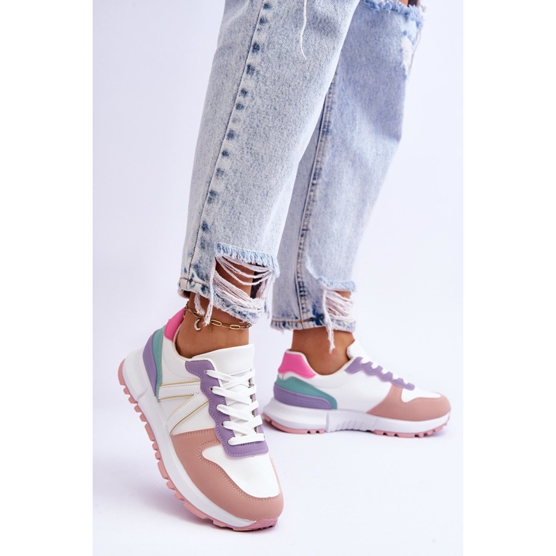 FB2 Scarpe Sportive Basse Donna Multicolor Elliot bianca 2