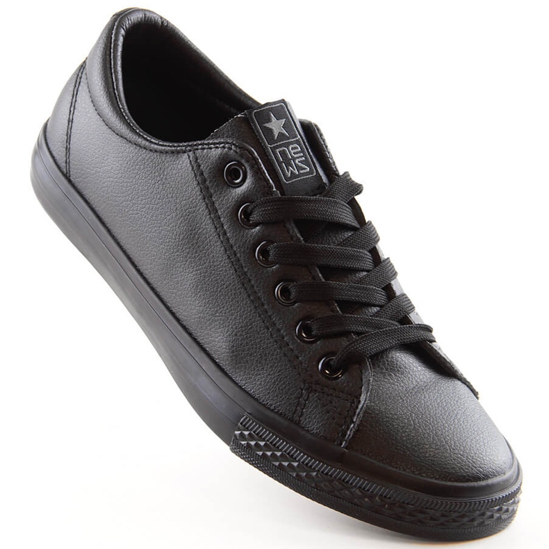 Sneakers News 1500 in ecopelle nera nero 1