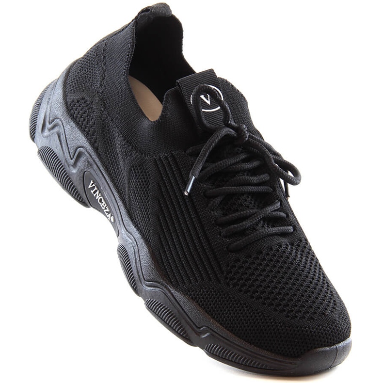 Scarpe sportive slip-on da donna nere Vinceza 13574 nero 1